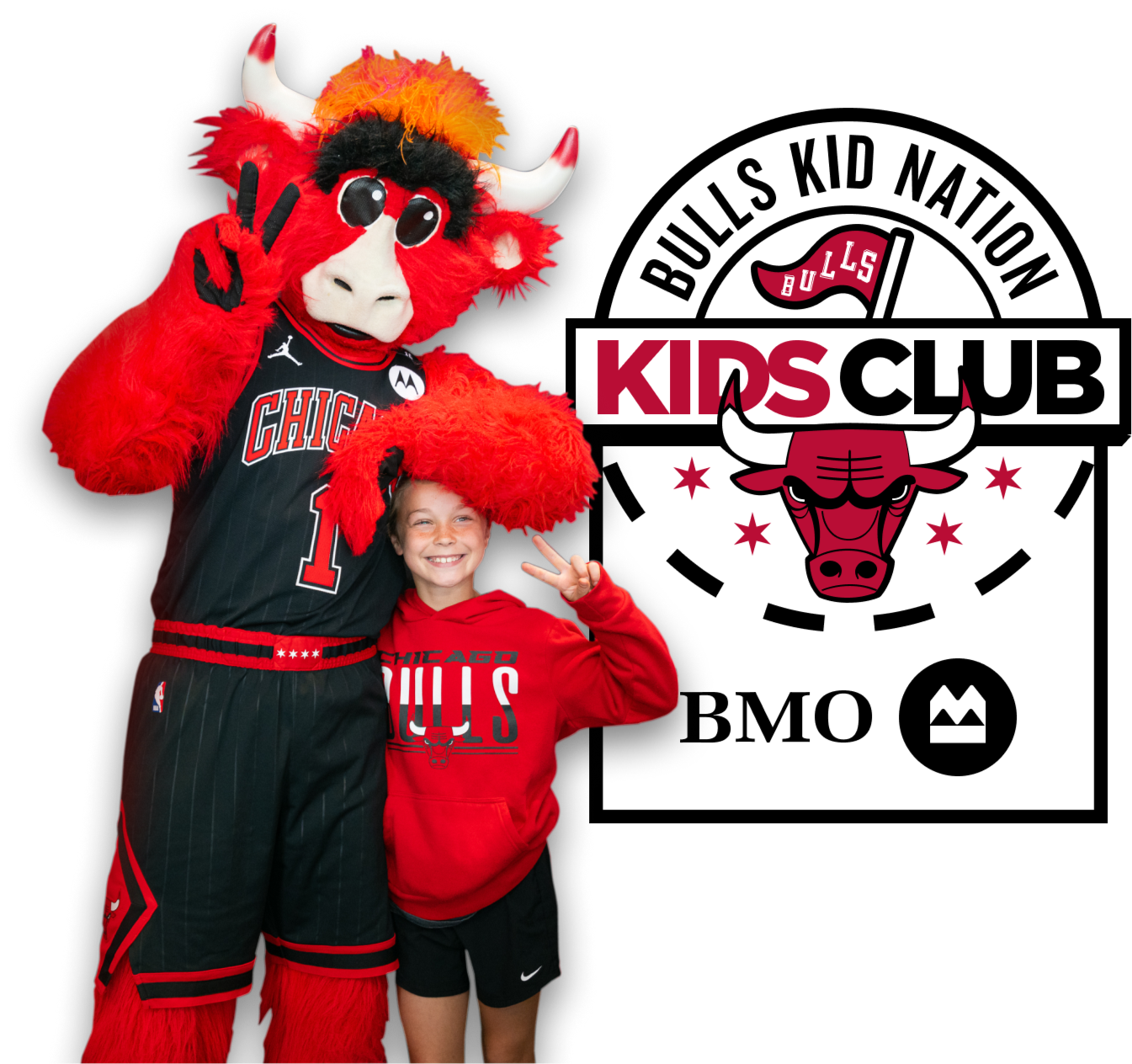 Benny and a kid Bulls fan